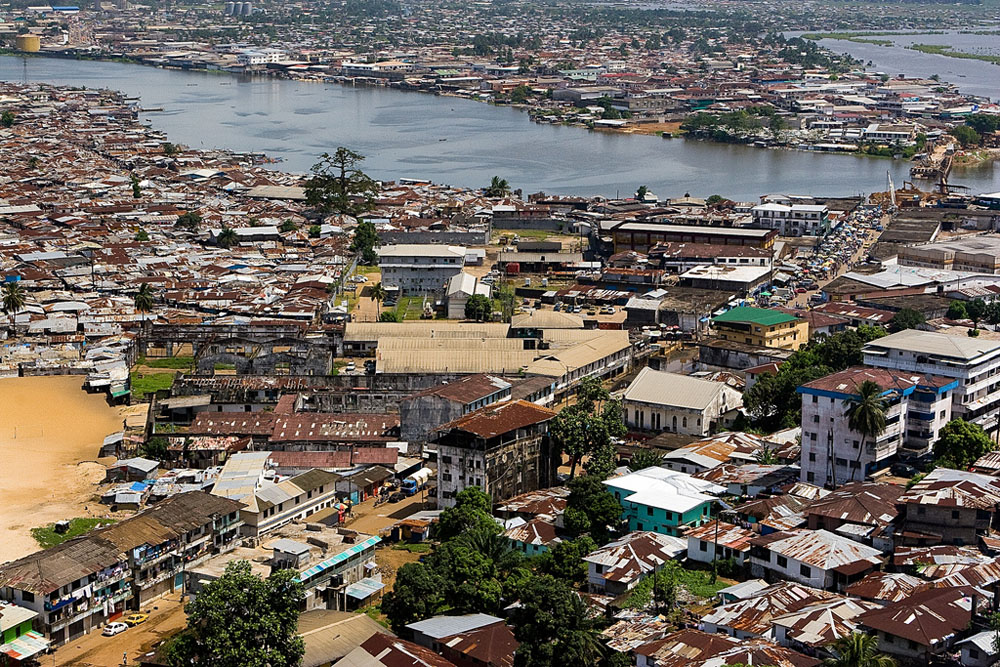 Панорама Монровії